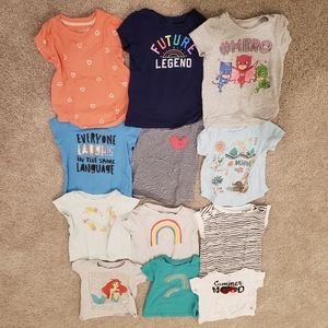 Cat&Jack and Gymboree short sleeve tops 3T